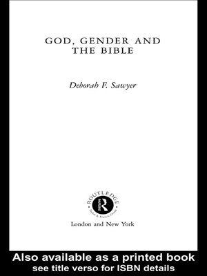cover image of God, Gender and the Bible